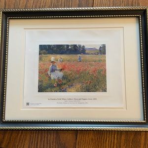 In Flanders Field Where Soldiers Sleep&PoppiesGrow